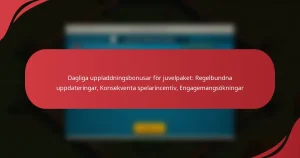 Dagliga uppladdningsbonusar för juvelpaket: Regelbundna uppdateringar, Konsekventa spelarincentiv, Engagemangsökningar