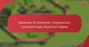Gåvokoder för ädelstenar: Högtidsteman, Unika belöningar, Begränsad tillgång