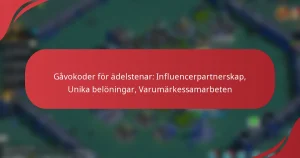 Gåvokoder för ädelstenar: Influencerpartnerskap, Unika belöningar, Varumärkessamarbeten