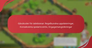 Gåvokoder för ädelstenar: Regelbundna uppdateringar, Konsekventa spelarincentiv, Engagemangsökningar