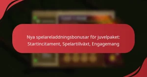 Nya spelareladdningsbonusar för juvelpaket: Startincitament, Spelartillväxt, Engagemang
