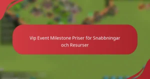 Vip Event Milestone Priser för Snabbningar och Resurser