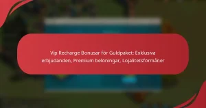Vip Recharge Bonusar för Guldpaket: Exklusiva erbjudanden, Premium belöningar, Lojalitetsförmåner